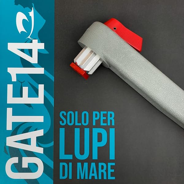 GATE14® Maniglia per Winch Galleggiante per Barca a Vela con Blocco di Sicurezza 200 mm - 2