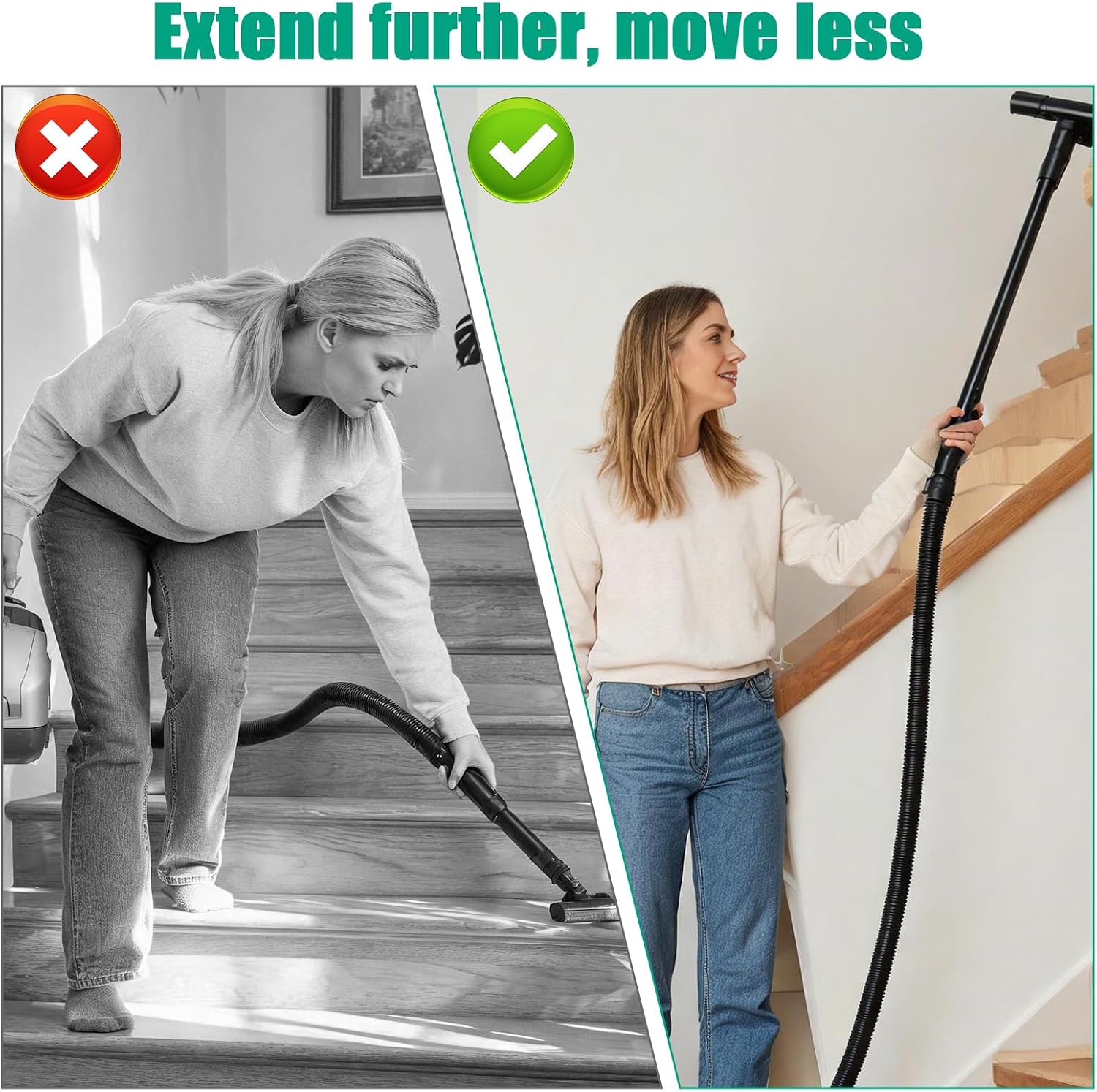 Gosknor Replacement Hose Compatible with Shark Vacuum LA502 LA322 LA300