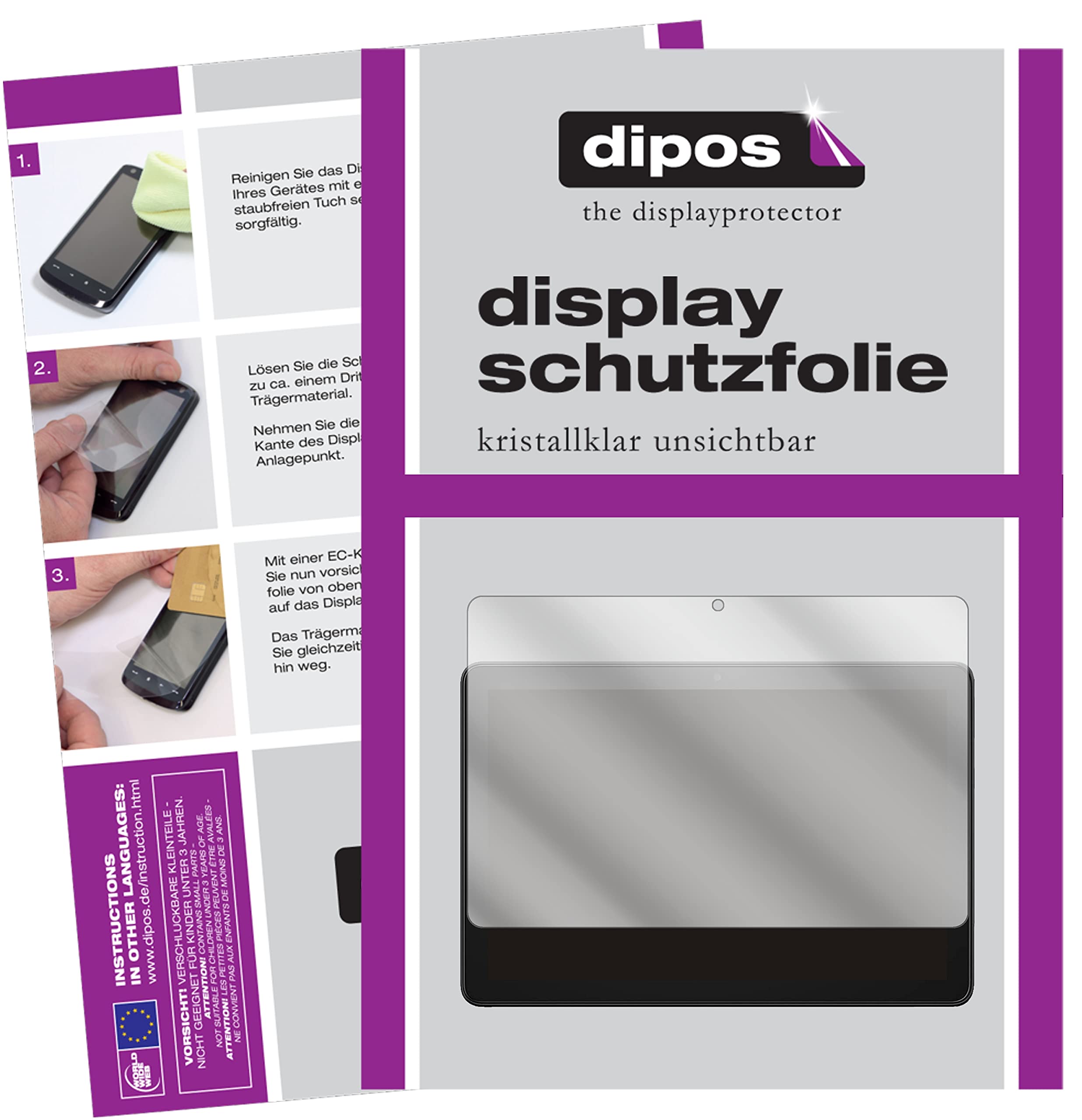 dipos 1x Film protection écran pour Amazon Fire HD 10 (2021)