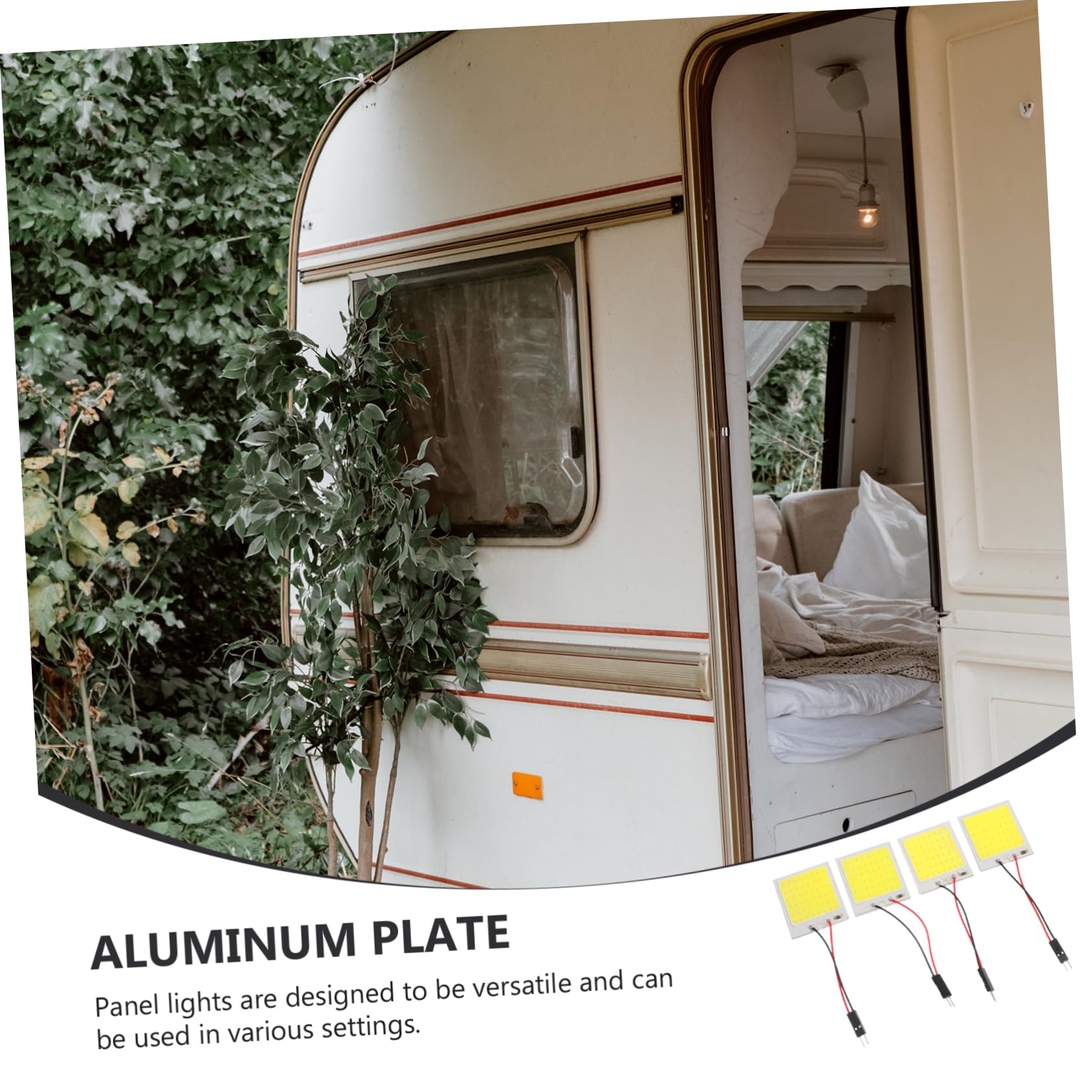 Cabilock 3 Series Luz Led Panel Dome Iluminación Interior De Leds Instalación Y Durabilidad Luz De Lectura Y Automóviles 10 Piezas*3