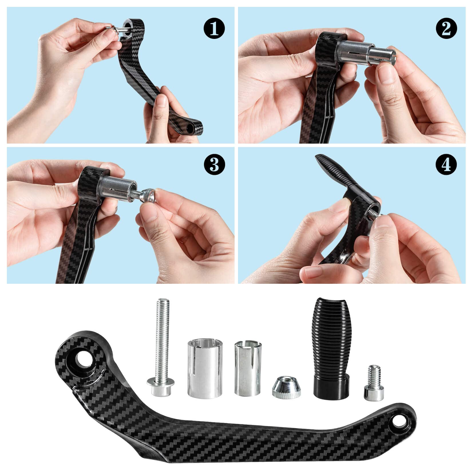 COMPLETO DI COPRI CARTER FRIZIONE ALTERNATORE CARBONIO DUCATI Streetfighter V4 V4s V4sp