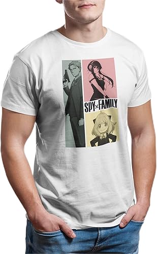 Spy X Family - Camiseta unisex Loid, Yor and Anya Forger Panels