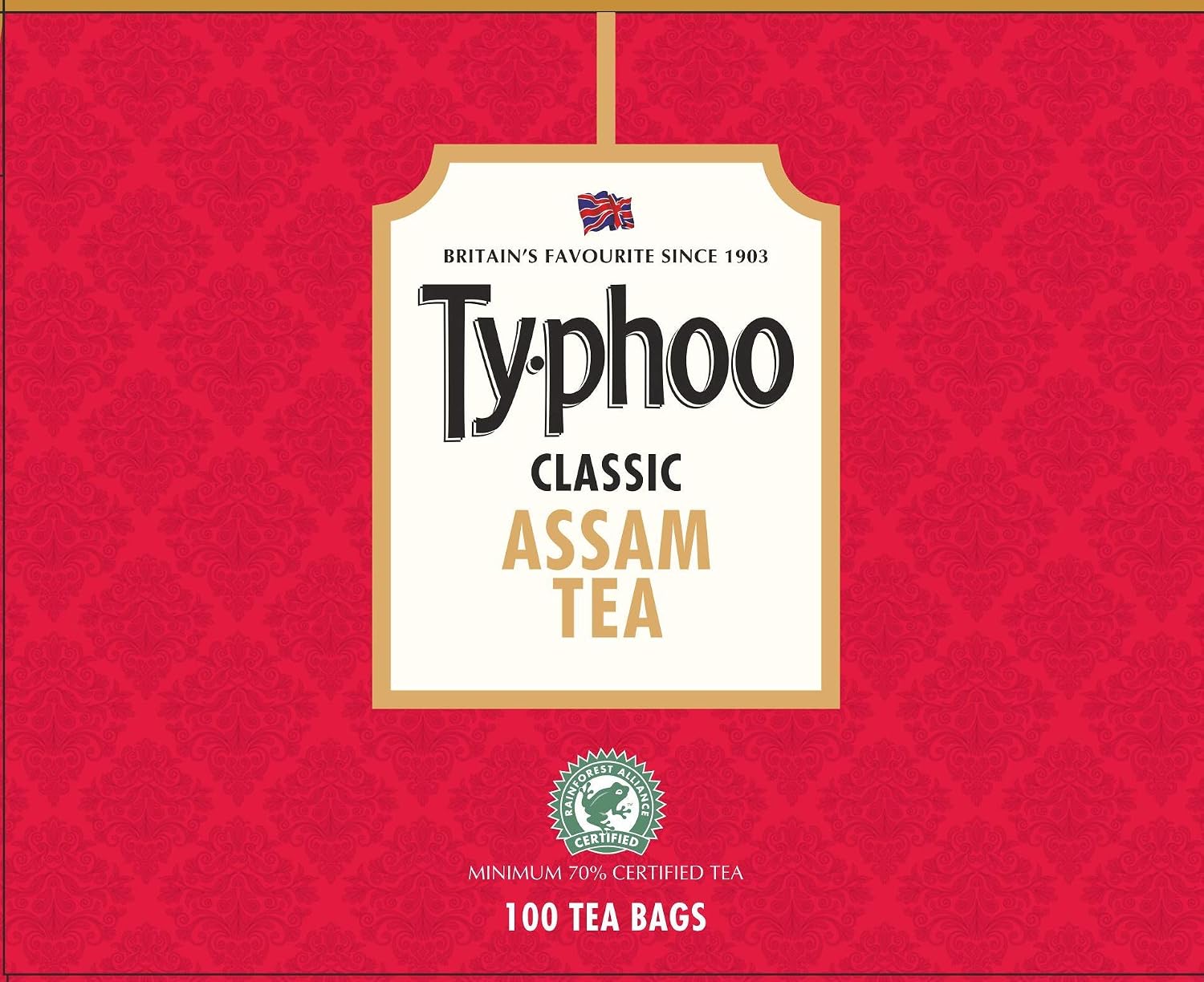 Typhoo Classic Assam Tea 100 Tea Bags