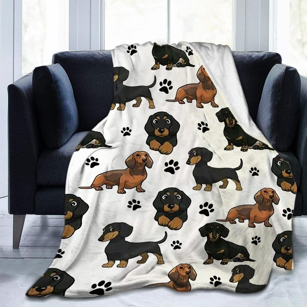 Chickwin Manta Franela para Cama, Mantas para Sofa 120x150 cm, Blanket de Microfibra, Suave, Cálida, Transpirable, Ligera, Estampado Animal Manta Invierno Calentitas