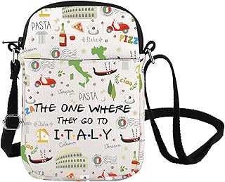 Italy Travel Crossbody Bag Italian Islands Gift Southern Italy Travel Messenger Bag Italy Honeymoon Gift Souvenir Gift