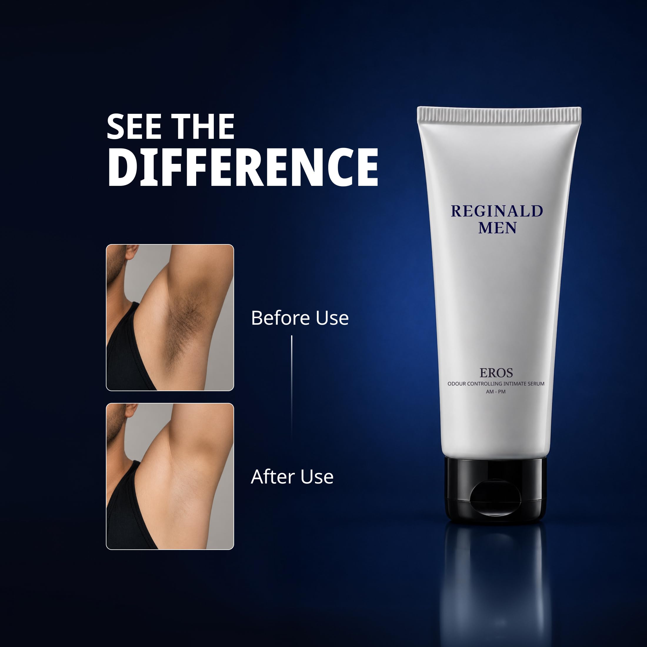 Reginald Men Intimacy Serum | Hydrating & Radiance-Boosting Formula | Soothes, Refreshes & Enhances Confidence | Lightweight, Fast-Absorbing & Non-Sticky | 75ml for Men's Skin Care & Well-Being 4