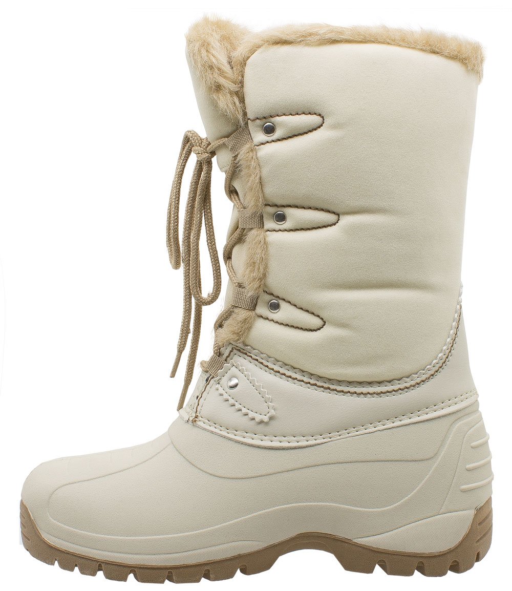 Kefas - Umiak 3129 - Bottes de Neige Femme Chausson Amovible en Feutre
