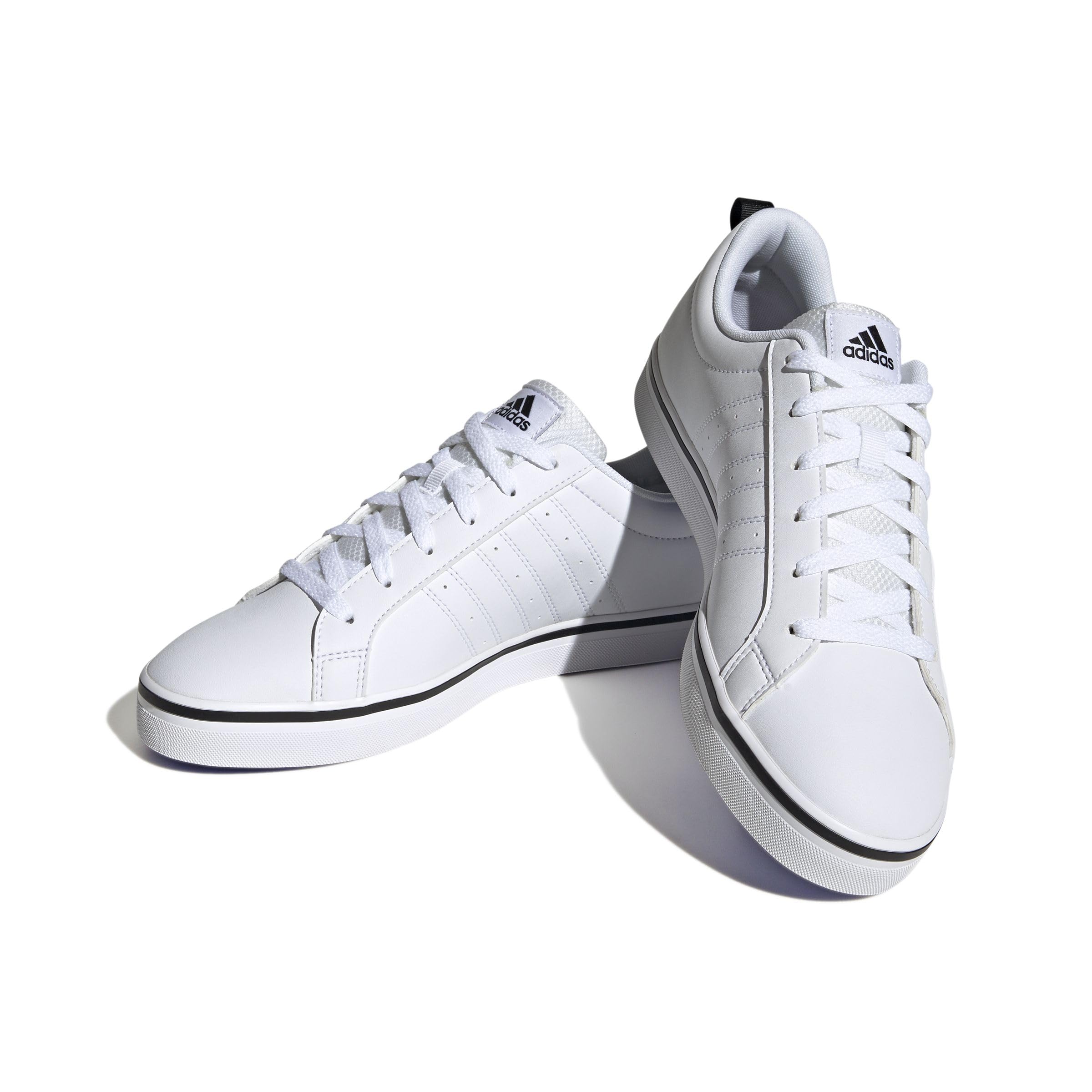 adidas Unisex VS Pace 2.0 Shoes, Cloud White/Core Black/Cloud White, 5.5 UK