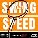 Li-Ning G-Force X5 Carbon Fibre Badminton Racket with Free Full Cover(79 Grams, 28 Lbs) (Black/Orange/Bronze) gallery image