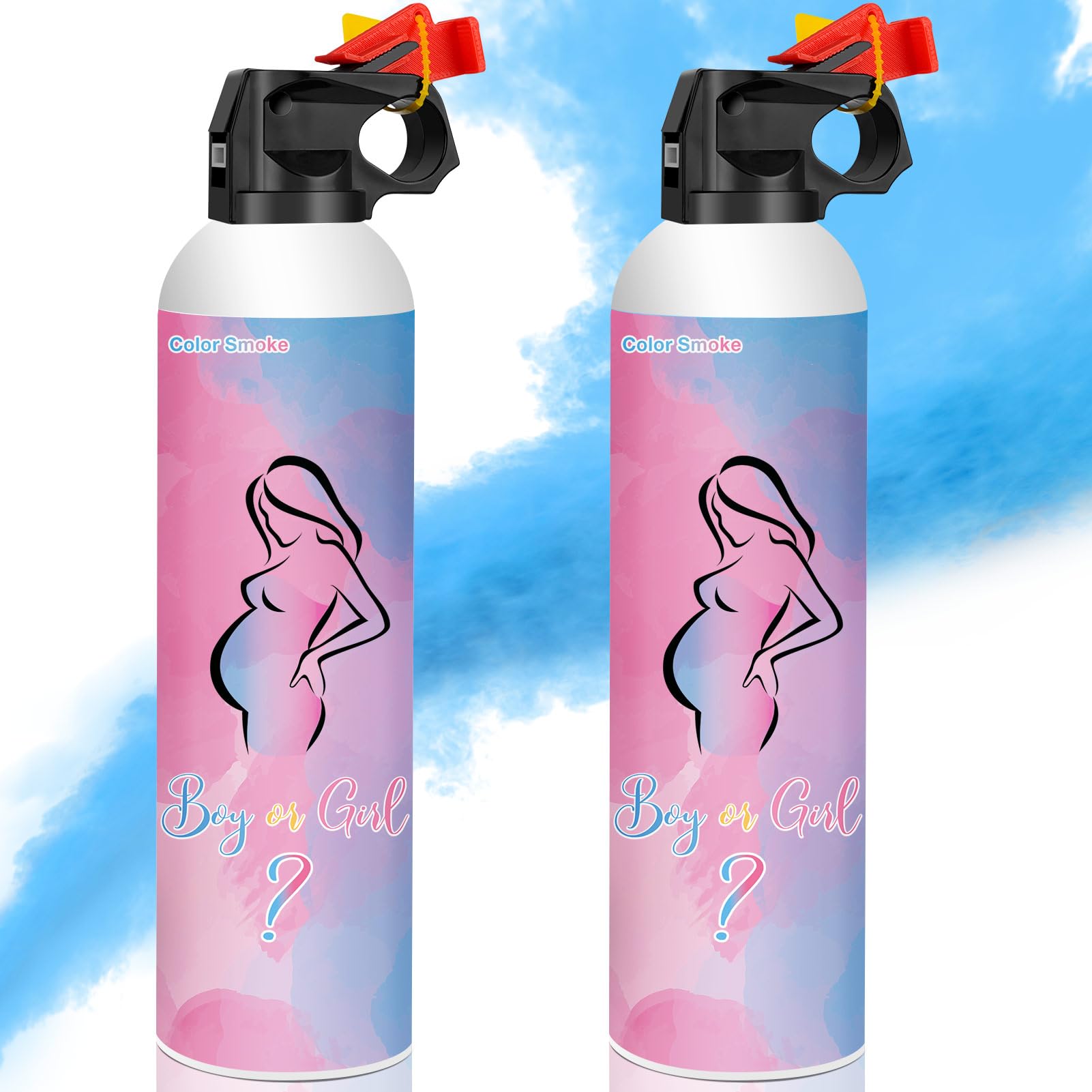 Buy Gender Reveal Fire Extinguisher Color Blasters 2 Pack