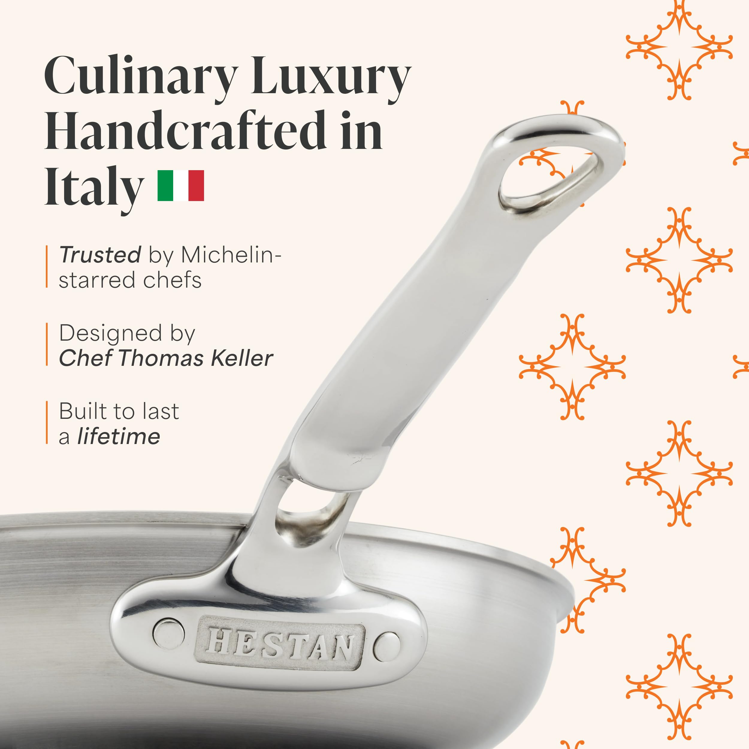 Hestan Insignia Saucier Pan - 2 Quart Stainless Steel -3 Hestan Insignia Saucier Pan - 2 Quart Stainless Steel -3