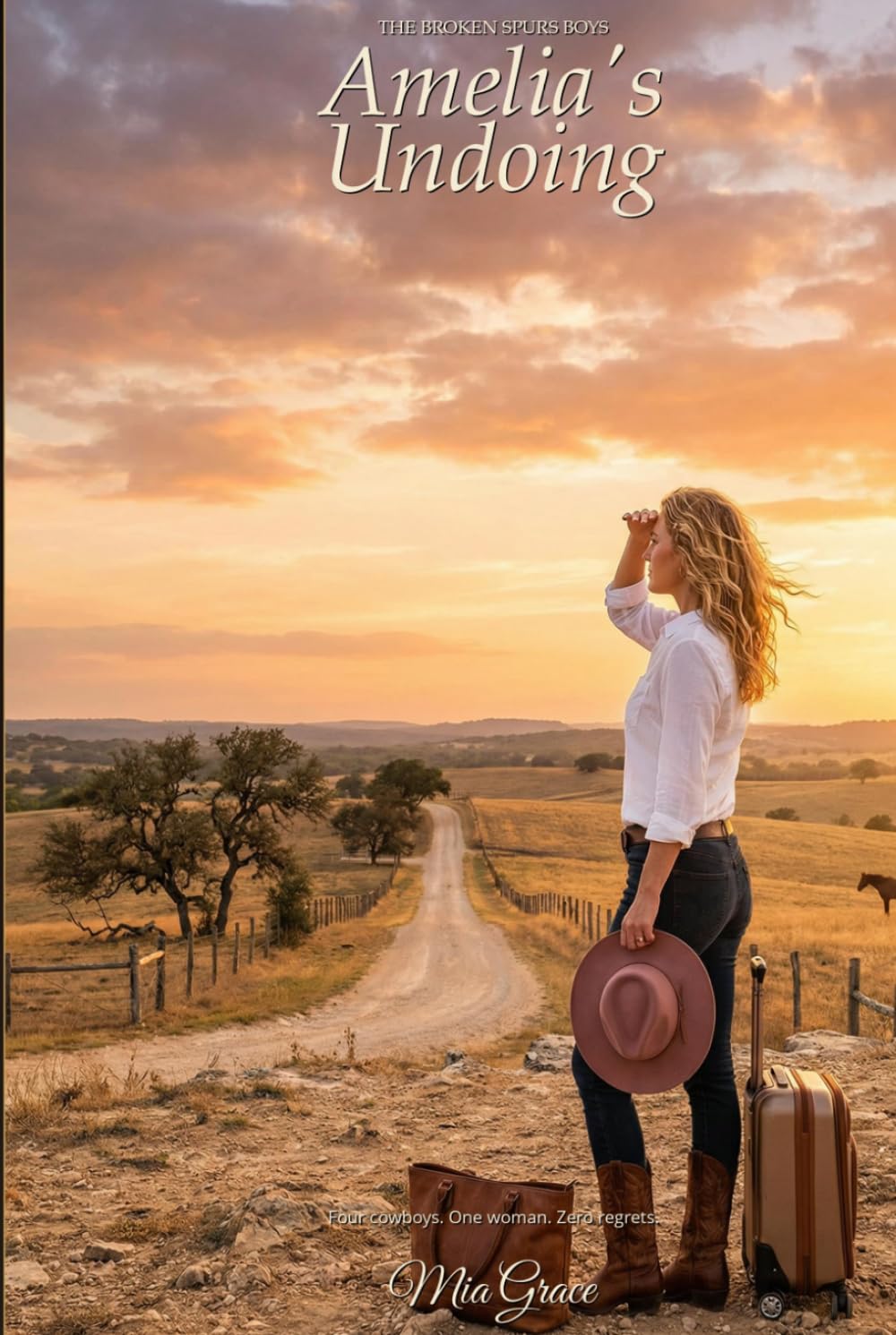 Amelia's Undoing (Broken Cross Ranch)