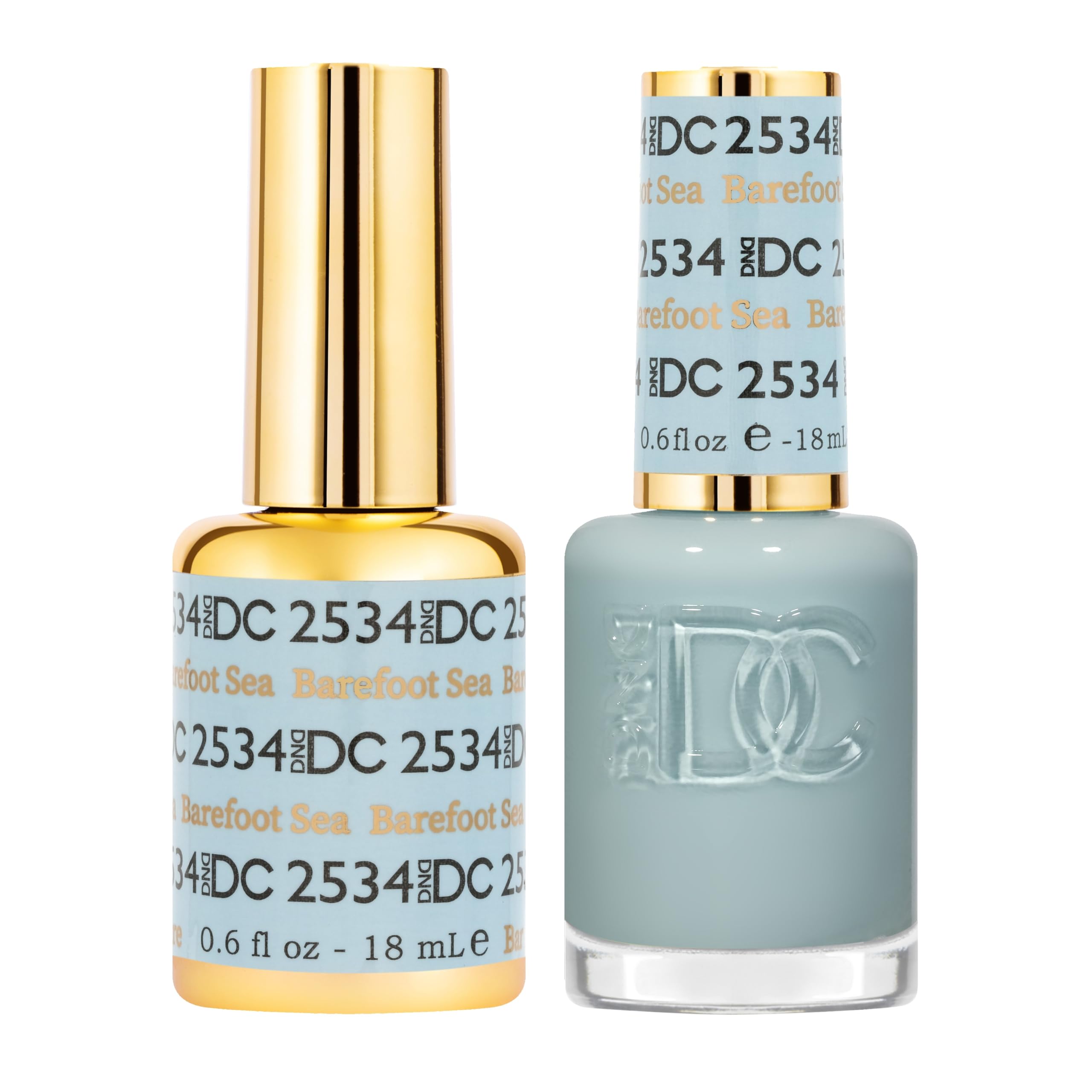 DND DC Gel Polish Set, Free Spirit Collection, UV/LED GelPolish and Air Dry Nail Lacquer, Matching Chip-Free Polish Duo, 0.5 Fl Oz Each
