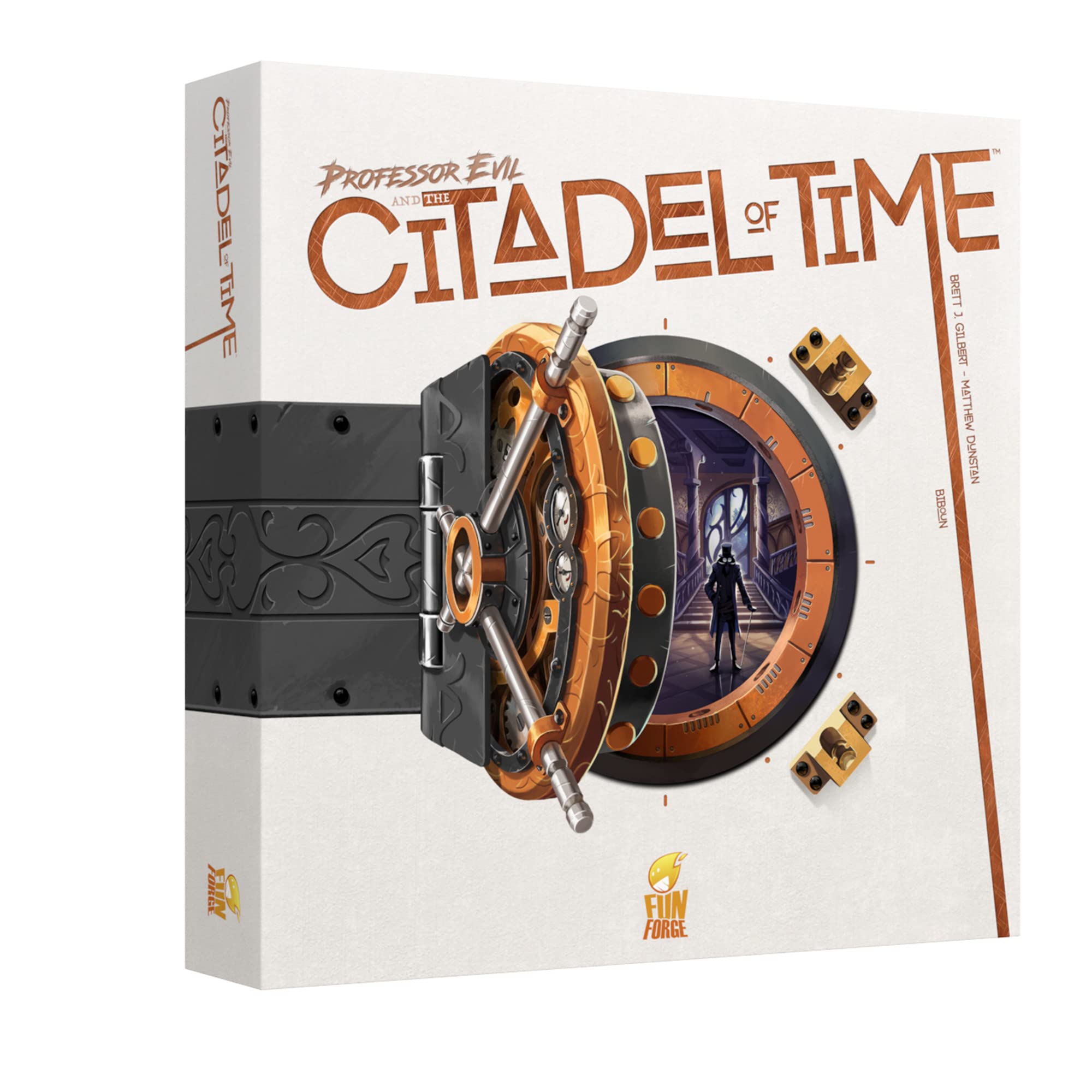 Fantasy Flight Games Funforge Games: Professor Evil and the Citadel of Time, Cooperative Game with High Replayability, 30 to 45 Minute Play Time, 2 to 4 Players, For Ages 8 and up