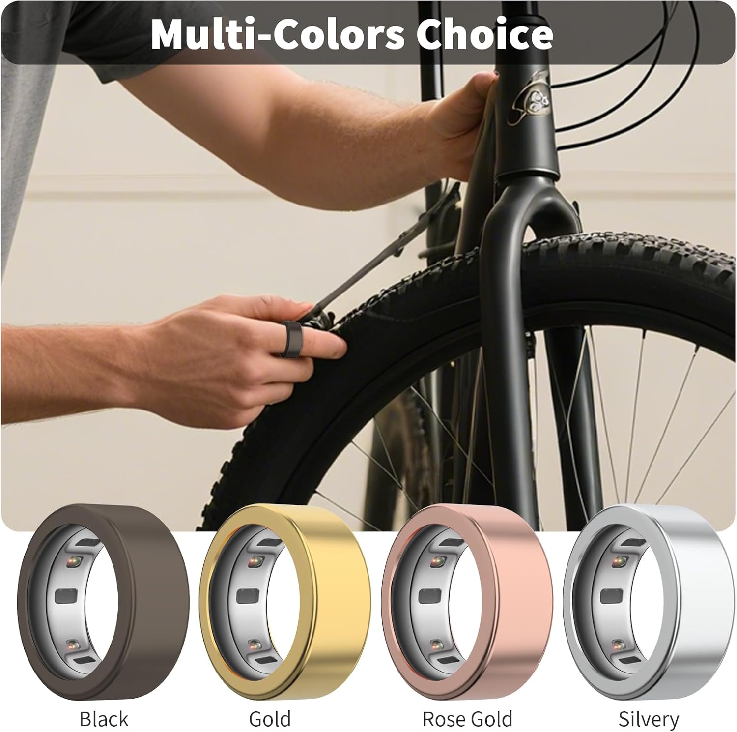 4 Pack Cover Compatible with Oura Ring Gen 4/Gen 3 Horizon/Gen 3 Heritage,Anti-Scratch TPU Protector for Workout Women Men,Charging Directly (XL-10#/11#)