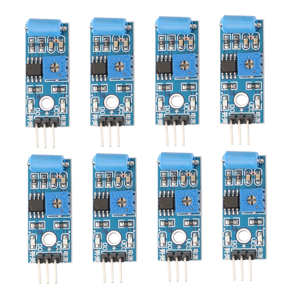 Cabilock 1set Normally Closed Type Vibration Sensor Module Alarm System for Theft Detection Earthquake Alerts and Car Applications Reliable Vibration with Indicator Light 10pcs