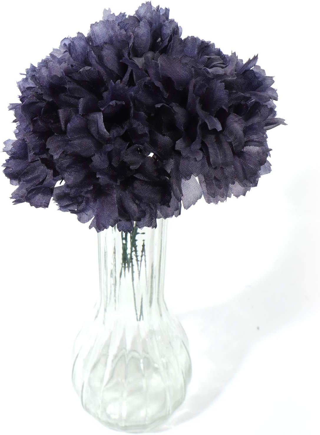 Box of 100: Artificial Carnation Flower Picks | 5" Long | 3.5" Wide | Navy Blue | Floral Picks | Crafting Supplies | Parties & Events | Home & Office Decor