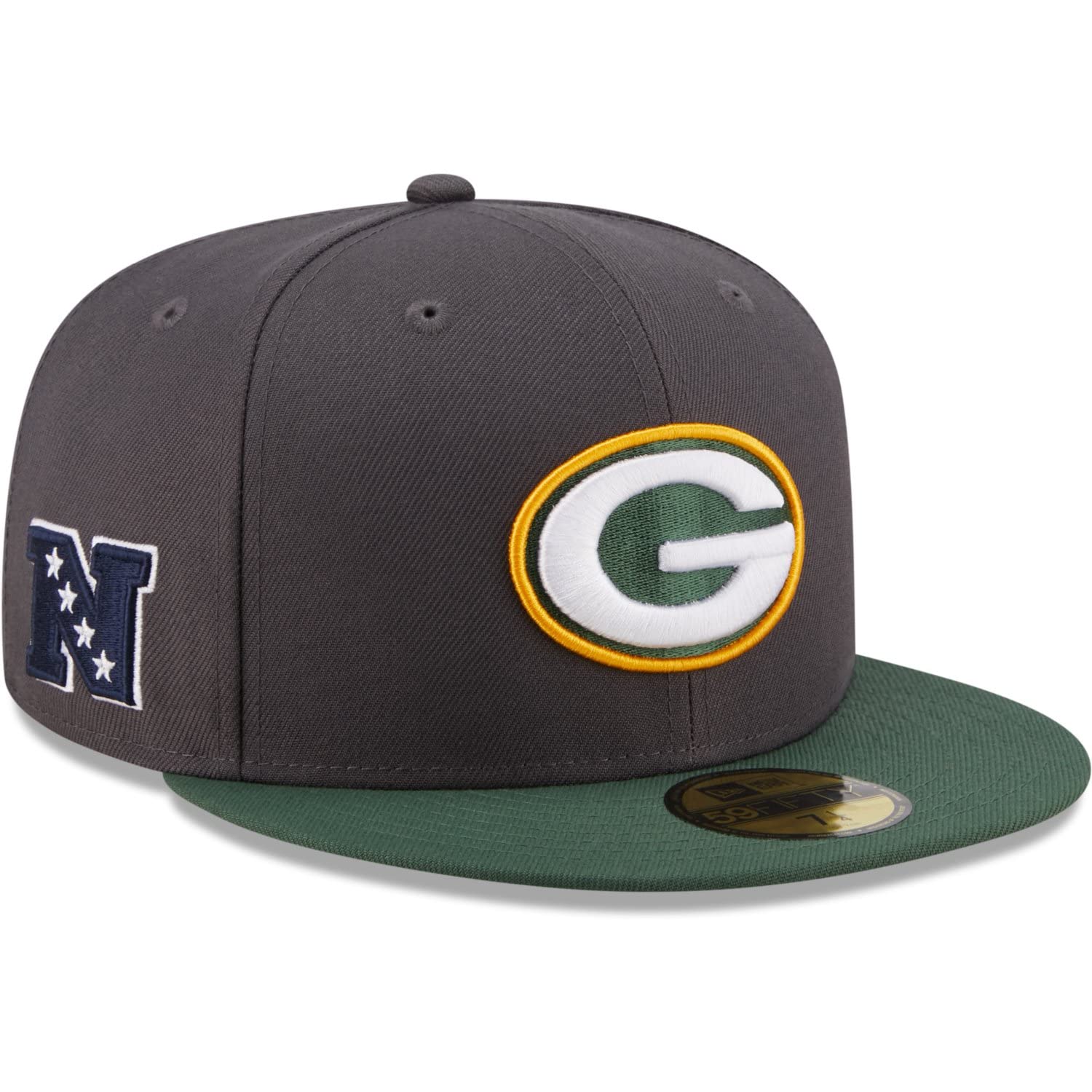 New Era Czapka 59Fifty PackersEra Kobiety/Mężczyźni - flat brim cap baseball fitted Z daszkiem Jesień Lato Wiosna Zima wiosna-lato