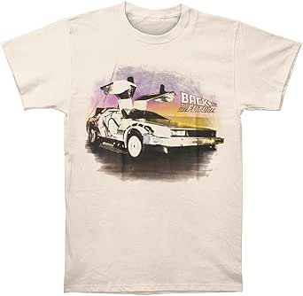 Maglietta Uomo 'Back To The Races' - Ispirata A Ritorno Al Futuro - Stampa USA Ecologica
