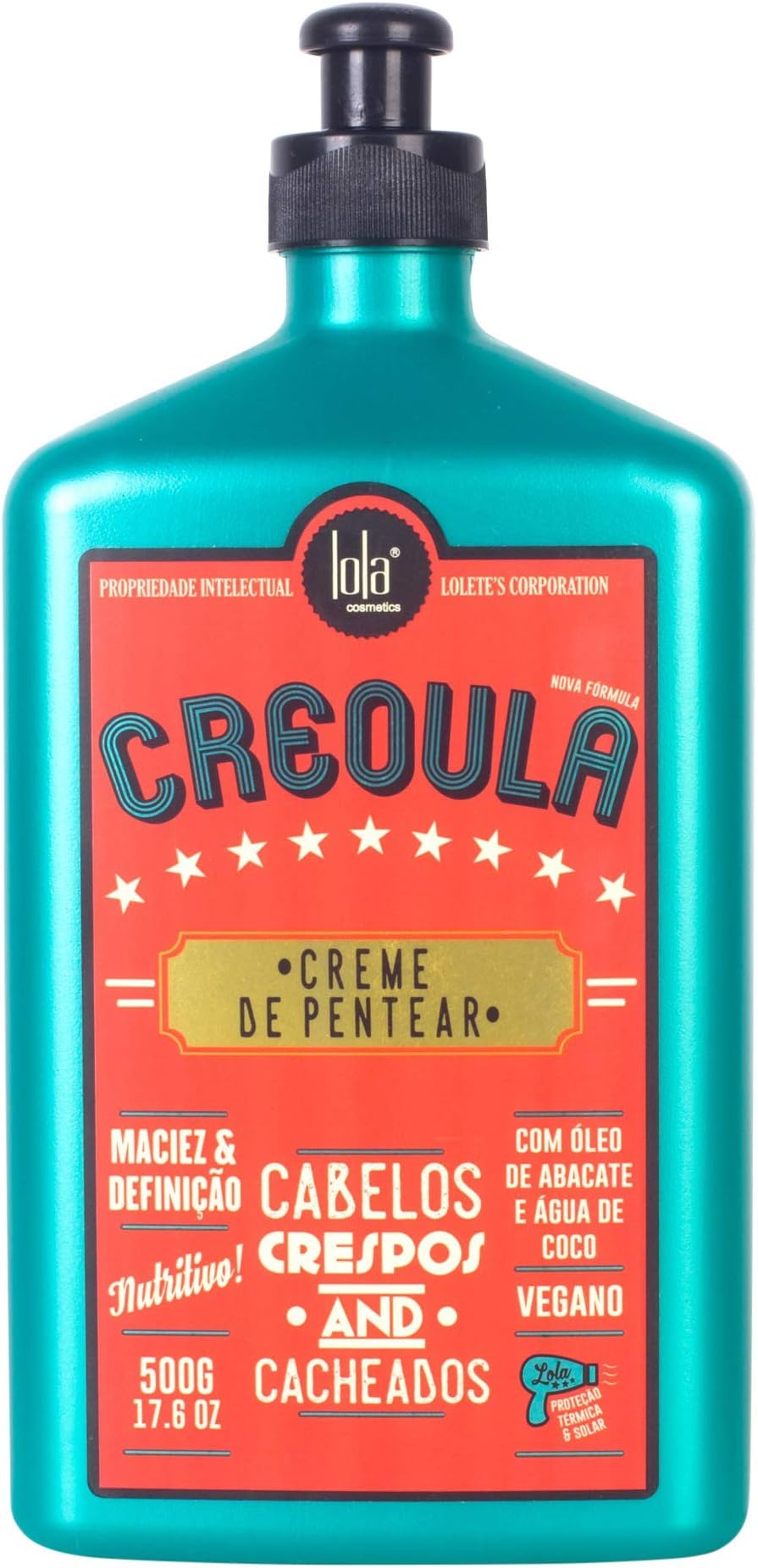 Lola From Rio - Creoula - Styling Cream that Nourishes, Defines Curls and Coils, Softens, Adds Shine, and Provides Thermal Protection 17.64 Fl Oz