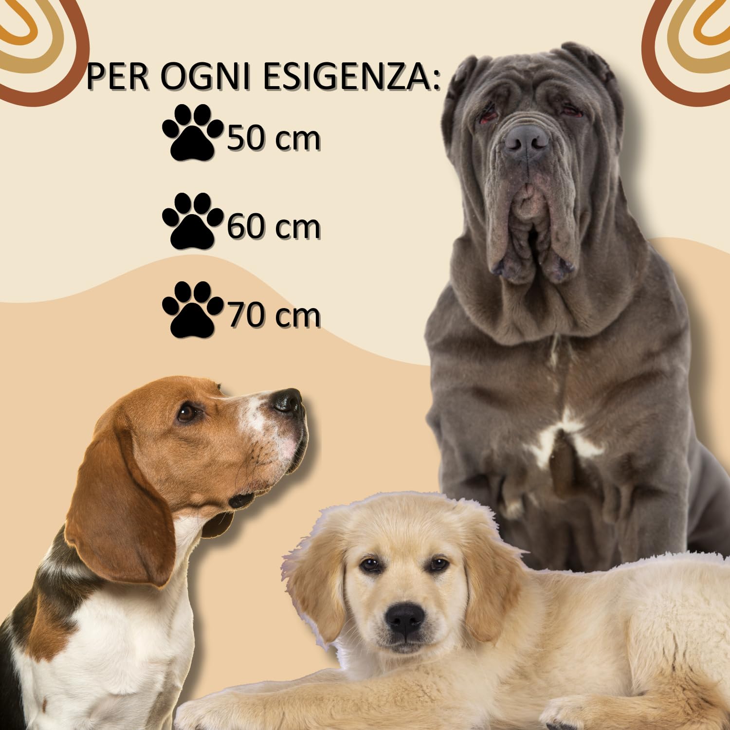 PET'S MARKET Collier d'étranglement chromé pour chiens de grande taille moyenne en alliage d'acier robuste résistant à la corrosion pour entraînement en surface lisse (70 cm)