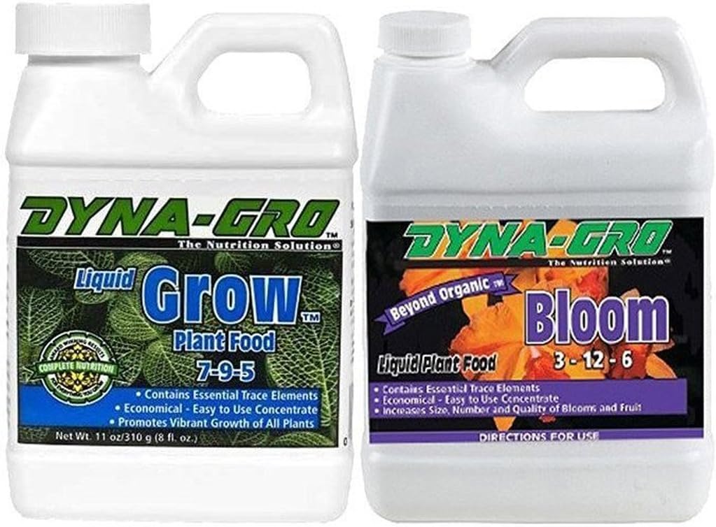 DYNAGB8OZSET Liquid Grow & Liquid Bloom, 8 oz