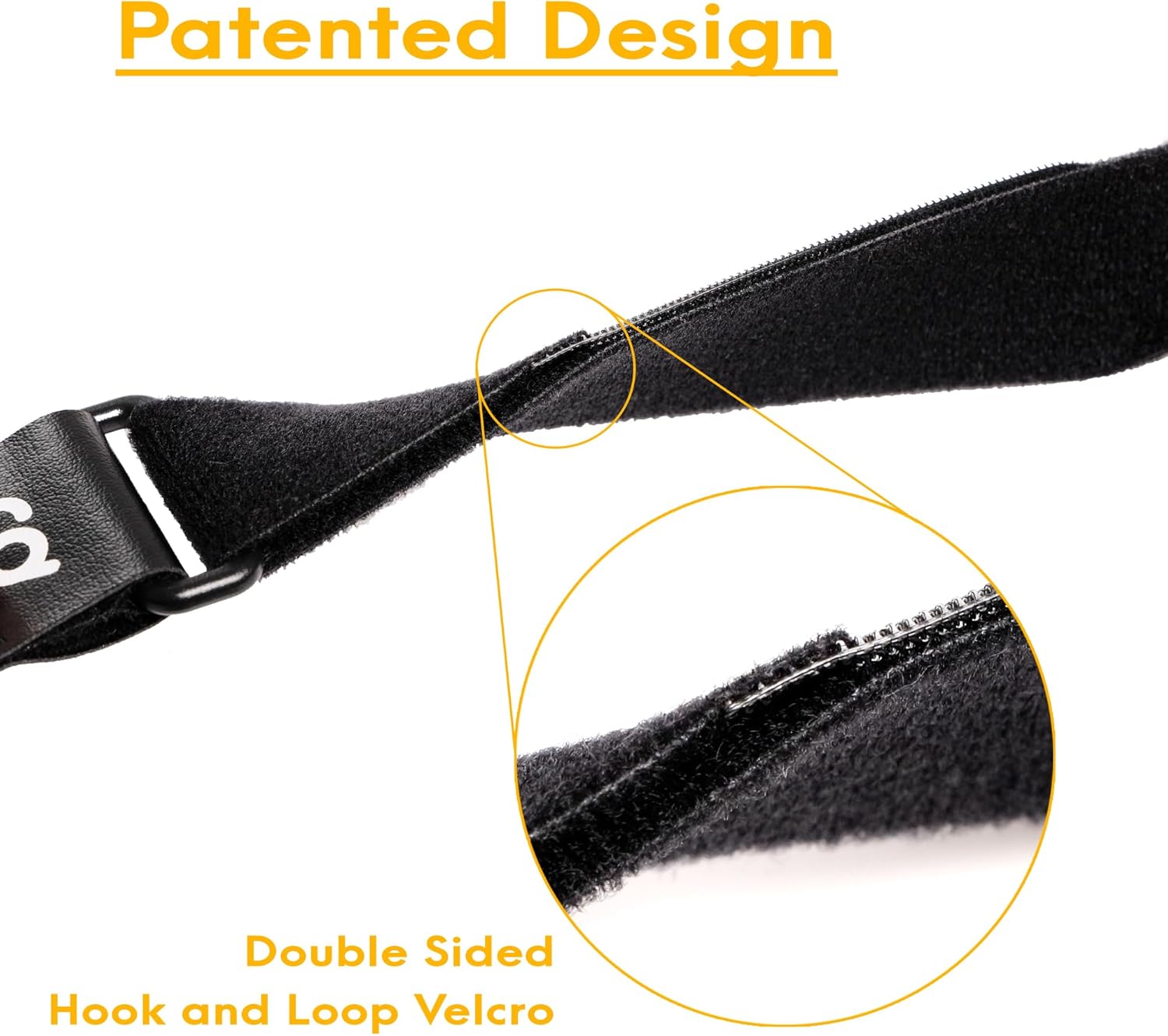 CyclingDeal Pack of 2 Bike Rack Straps - Bicycle Wheel Stabilizer for Car, Garage Rack, Repair Stand - Double Sided Extra Long Adjustable Hook and Loop Straps - Universal Fit Bikes