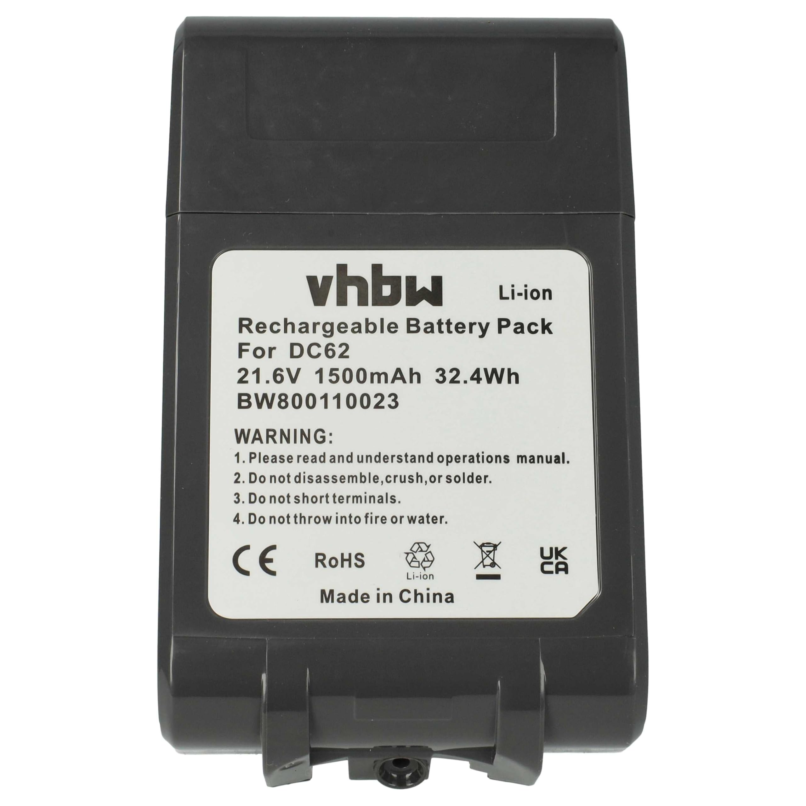 vhbw 1x Batterie Remplacement pour Dyson 61034-01