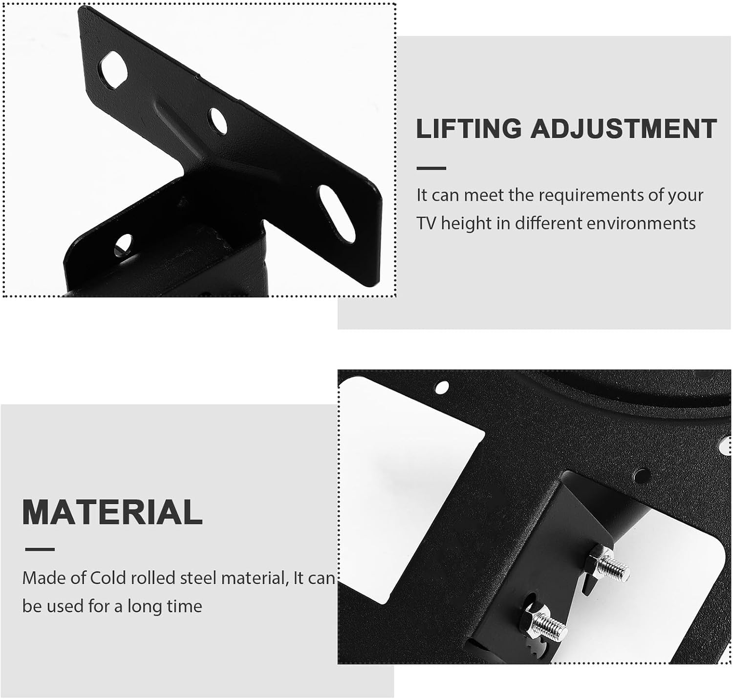 Universal Tv Hanging Bracket Wall-Mounted Ceiling Mount for 14-42 Inch Tvs Adjustable 0.6-0.9m Extension Suitable for LCD Monitor Display