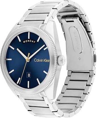 Calvin Klein Analogue Quartz Watch for Men Progress Collection with Stainless Steel Bracelet