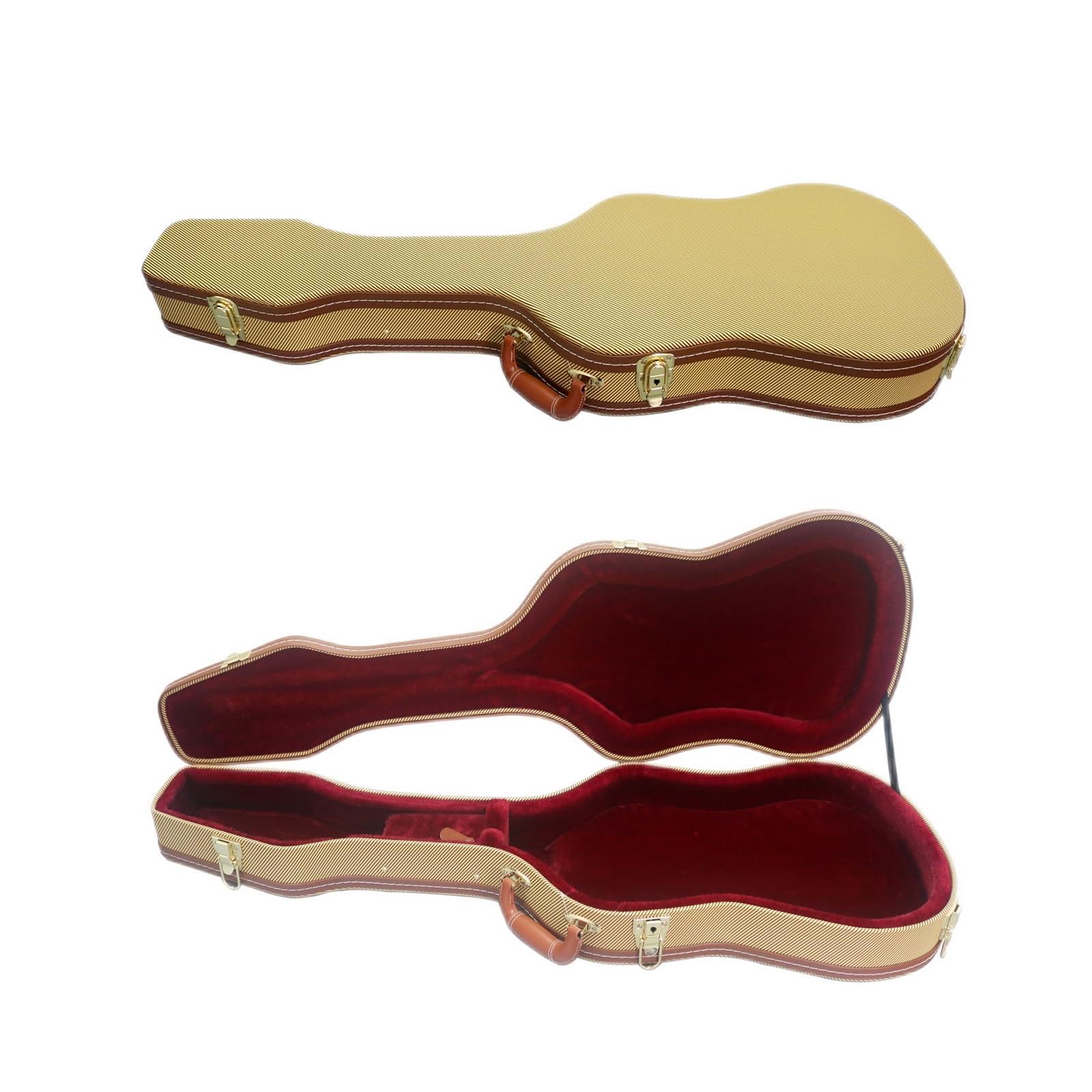 CAPRIFUL Electric Guitar Hard Case for Stratocaster & Telecaster Style