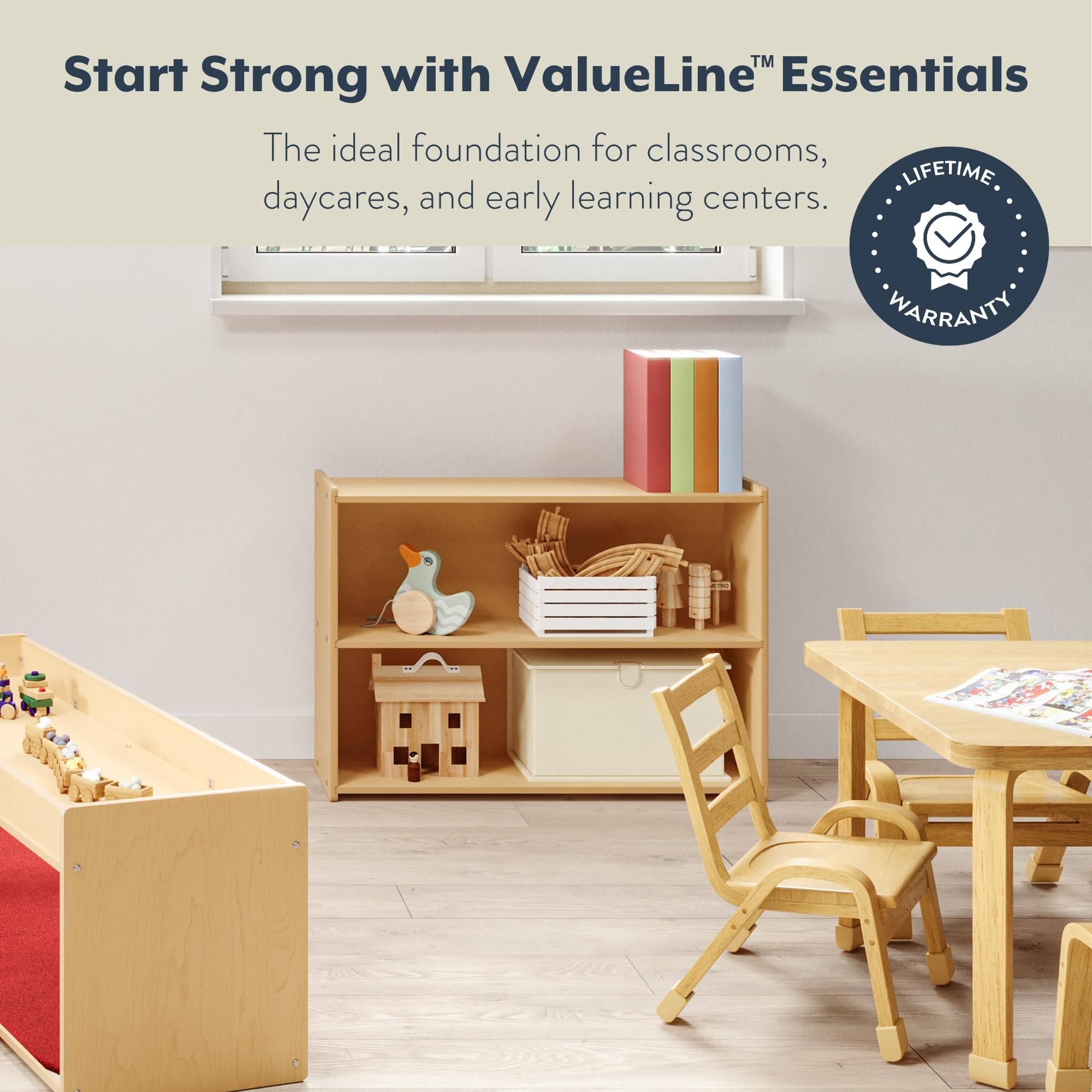 angeles value line dress up storage ANG9003 Value Line Birch Toddler Dress Up Storage