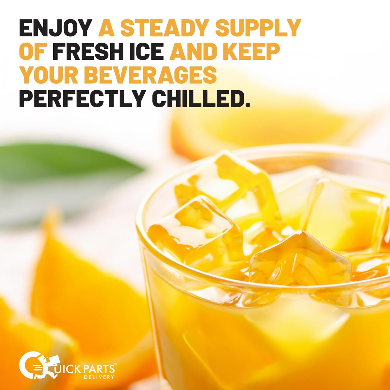 Ice Maker Replacement Kit - Refrigerator Ice Maker Assembly for Side-by-Side and Top-Mount Types - Compatible with Kenmore, GE, Frigidaire (241798231/241798224), and Other Models