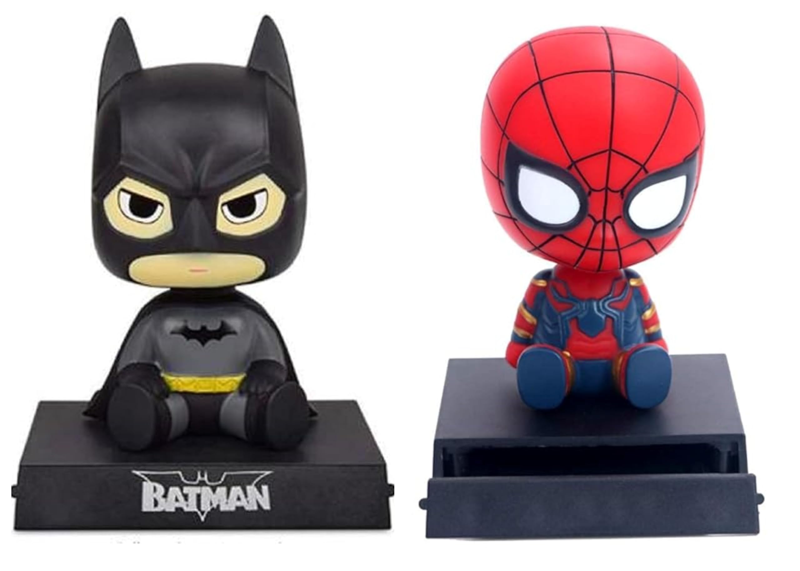 Masterpiece Trendz Super Hero Action Figure Limited Edition Bobblehead with Mobile Holder for Car Dashboard, Office Desk & Study Table |BAT-Man_ Spider-Man| (B0D56GGB3C) Amazon Price History, Amazon Price Tracker