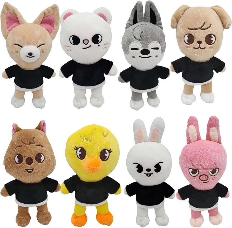 Amazon.com: YJYP Cute Cartoon Plush Dolls Felix Hyunjin Changbin Amazon.com: YJYP Cute Cartoon Plush Dolls Felix Hyunjin Changbin