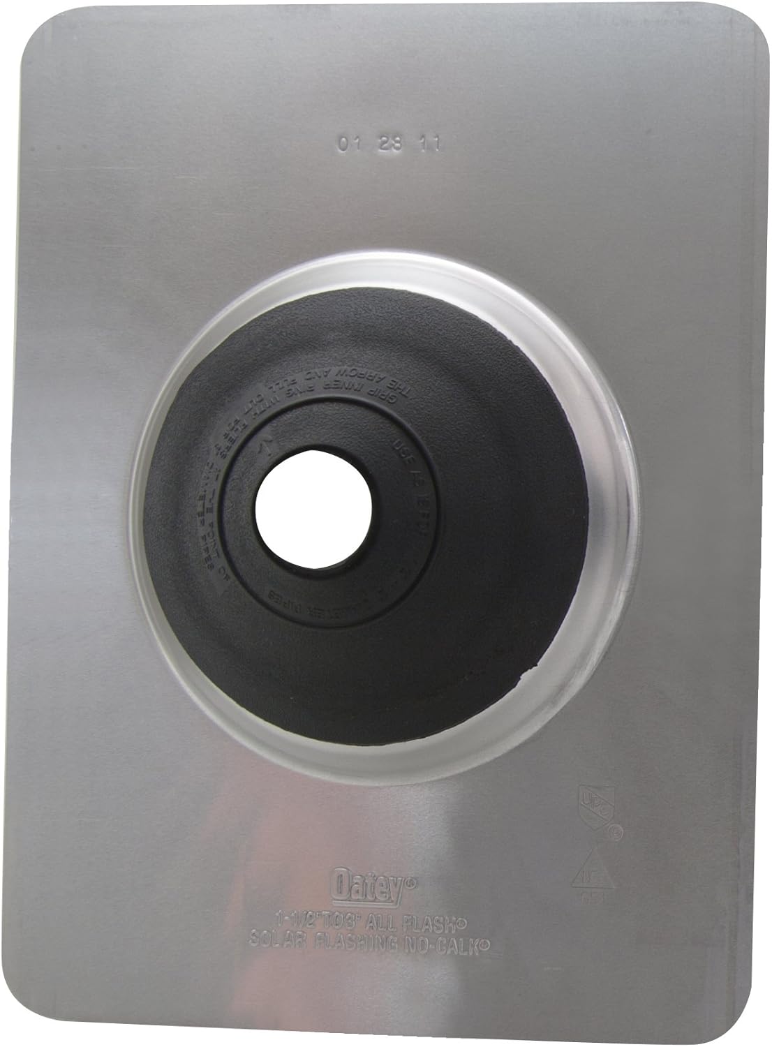 Oatey G12801 Solar Roof Flashing, Galvanized, Gray (Pack of 12)