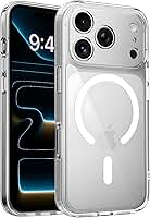 Capa Mag-Safe para [iPhone 17 PRO] Capinha Magnetica Premium com [Proteção de Câmera] Slim Clear Case Transparente [Anti-Amarelamento], Compatível com MagSafe, Resistente a Riscos e Anti Impacto