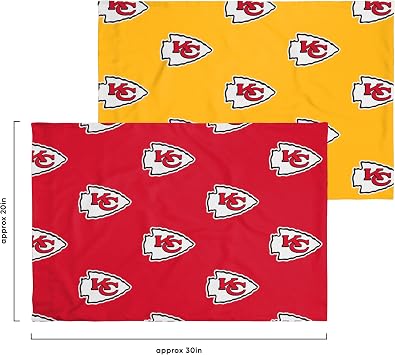 FOCO Unisex-Adult NFL Team Logo Bed in a Bag Comforter Bedding 3-Piece Set