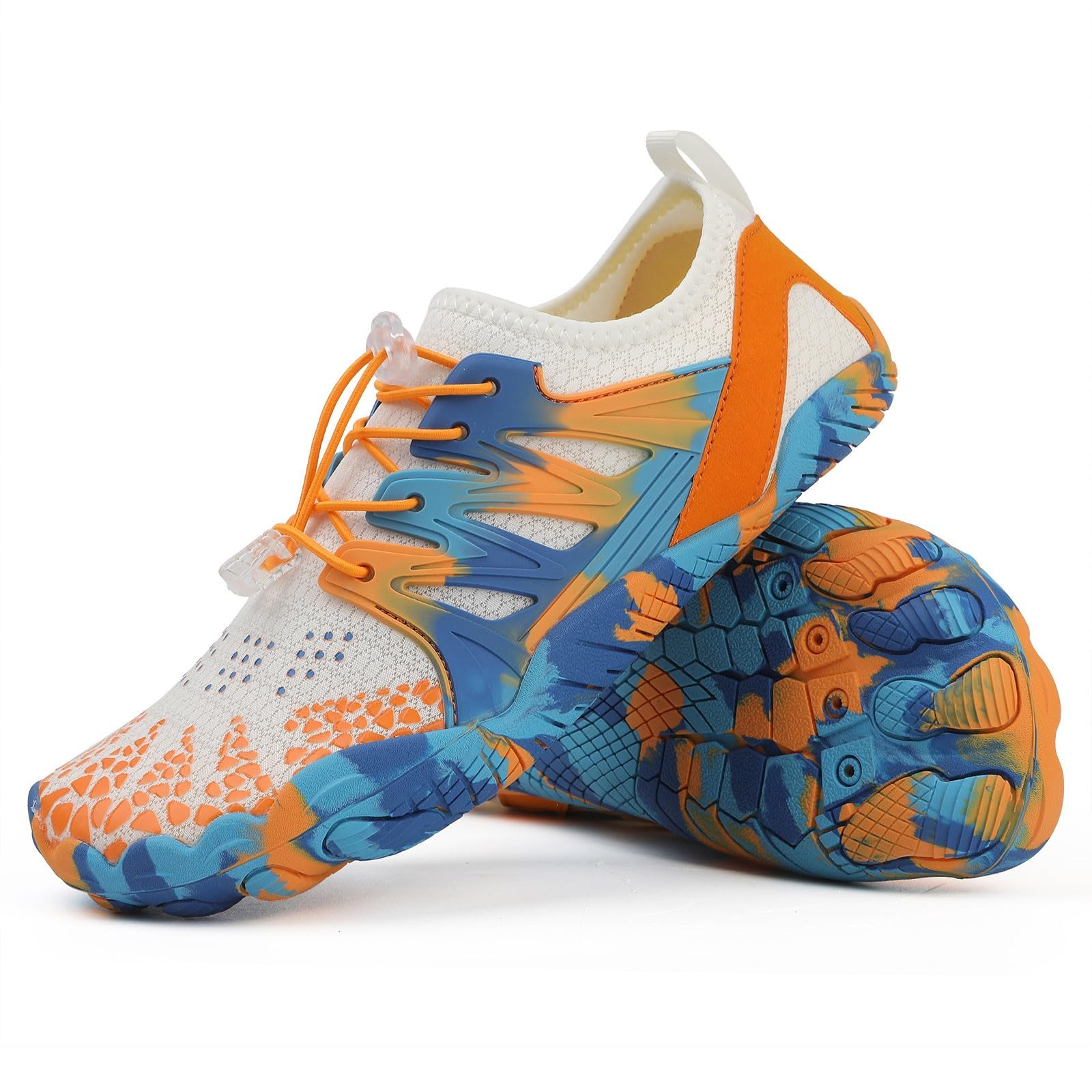 Scarpe da Scoglio Uomo Donna Scarpette Barca Sandali Antiscivolo Vela Acquatiche Ciabatte Fiume Acqua per Sassi con Suola Grip Piscina Spiaggia Mare