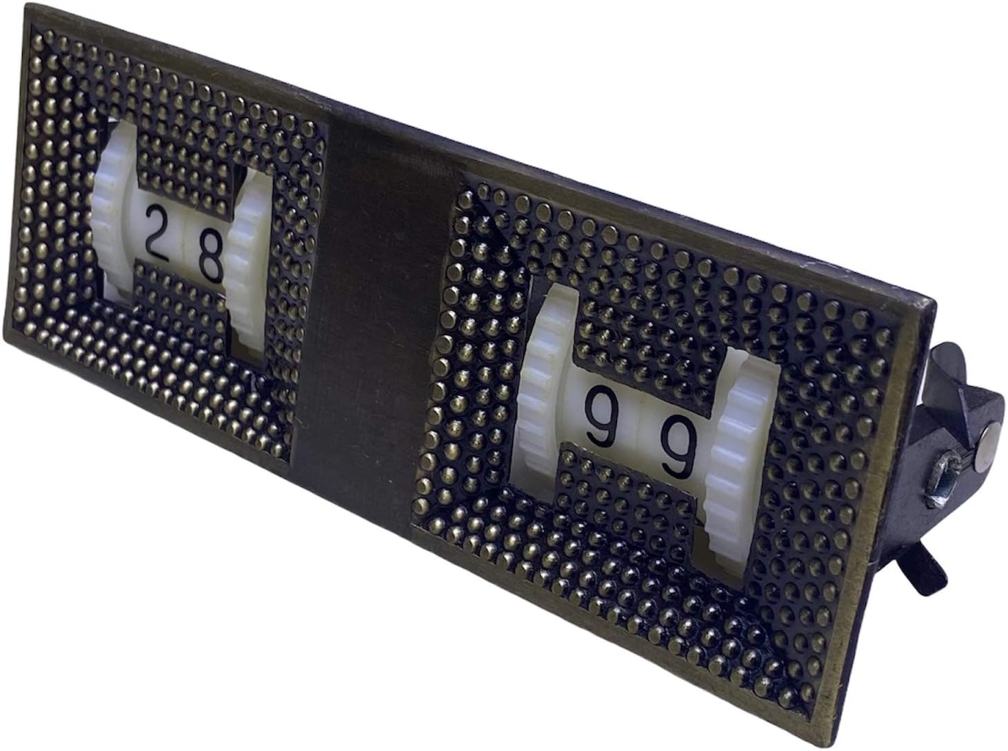 Grеаtеѕt Prоduсt Generic Deluxe 5.5 Inch Billiards Score Keeper - Brass Plated Face - Pair of Two Counters - Pool Table Billiards Snooker Accessories