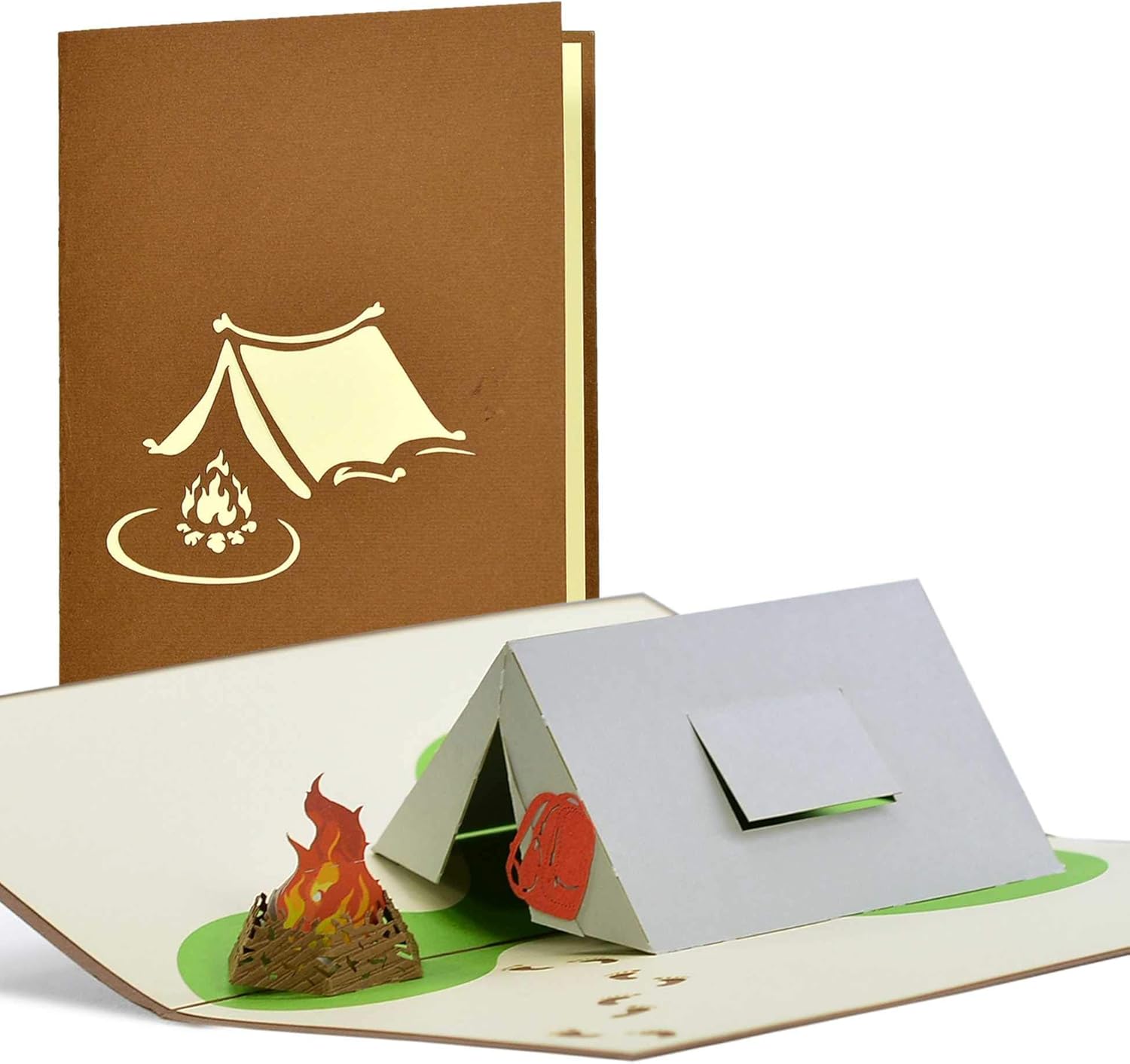 Diese-Klappkarten Pop up gift voucher camping, birthday card, voucher for camping, Father's Day gifts, birthday gift ideas, H21