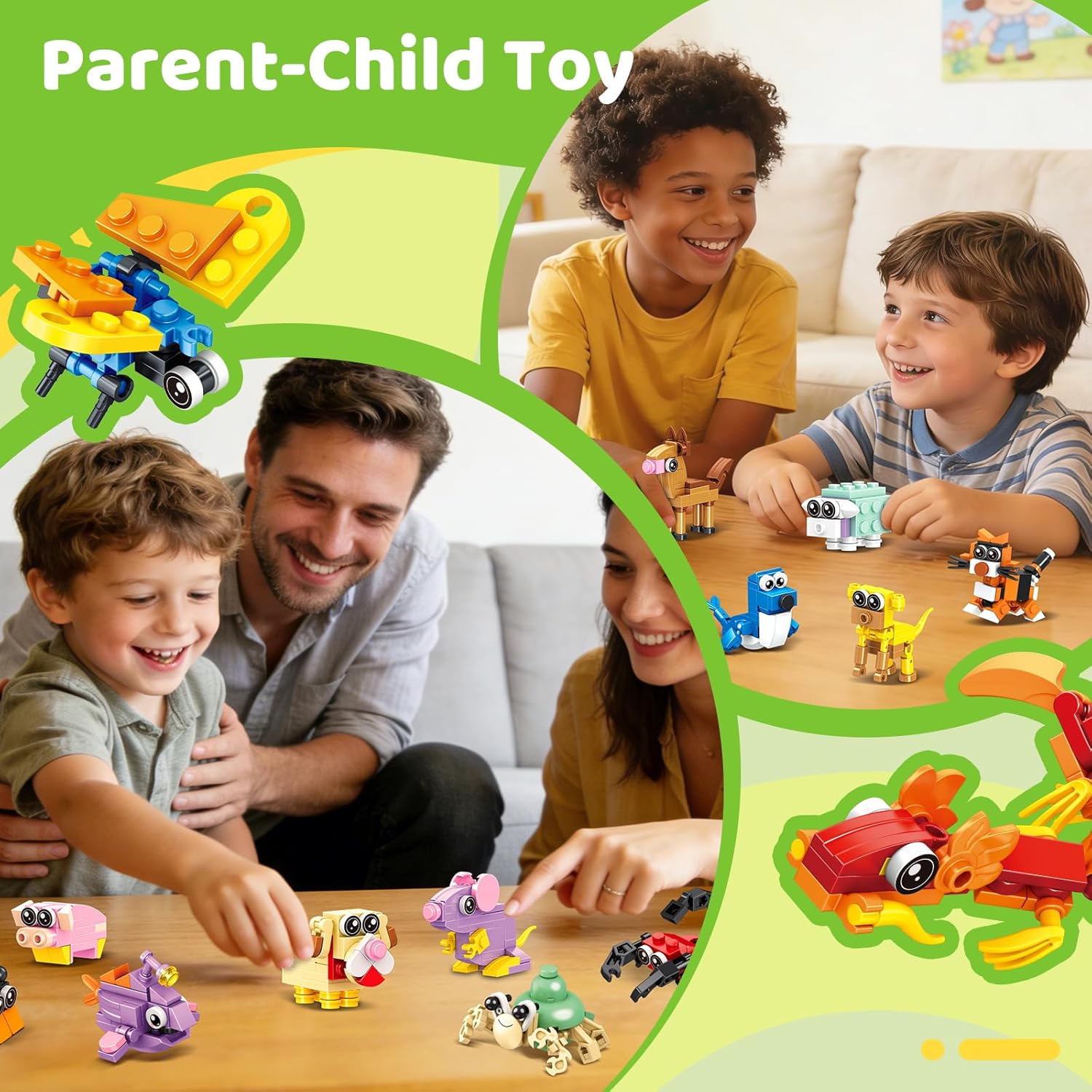 36 PCS Mini Building Blocks Party Favors Set, Goodie Bag Stuffers Building Blocks for Kids 4-8, Small Animal Building Kit
