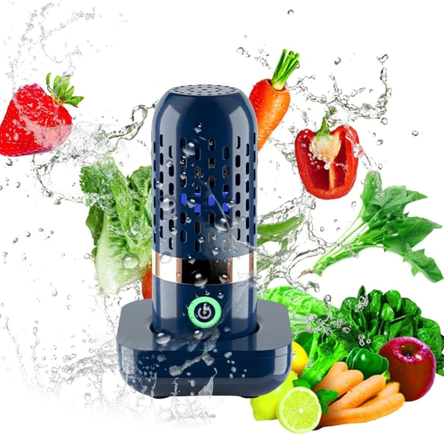 Fruit and Vegetable Washing Machine,Portable Ultrasonic Vegetable