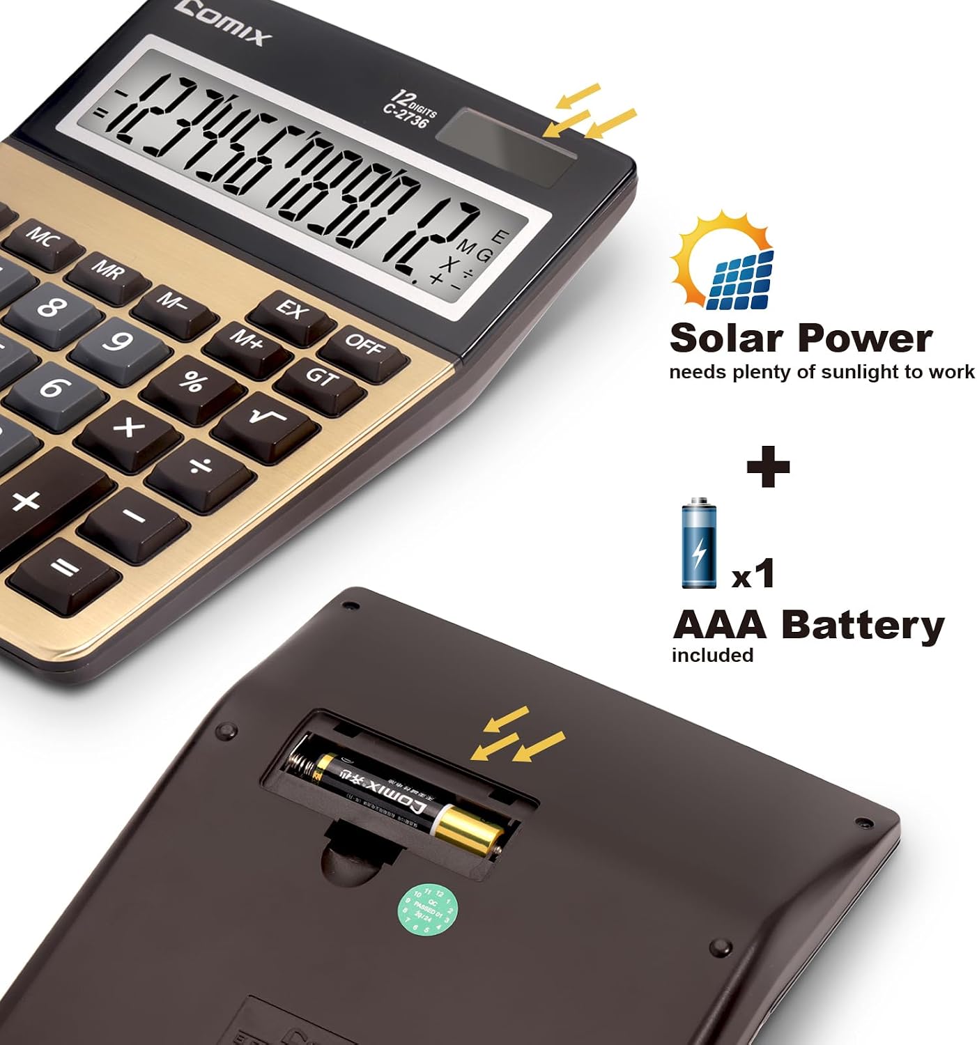 Battery installation and solar panel