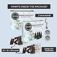 Vista 101 de TRUMIRI Copal Incense Cones - Total 20 Cone Incense - Dual Pack of 10 Insence Cones - Incense Cones Scented - Cone Incense Scents - Insense Cones