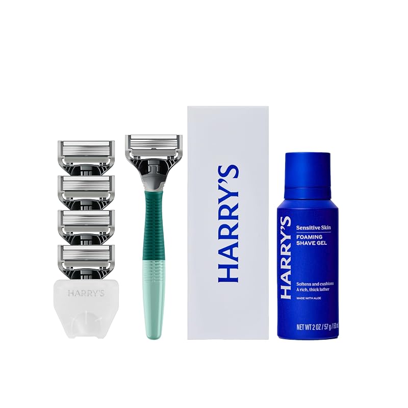 Kit de barbear Harry's Original com cabo, 5 recargas e gel de barbear