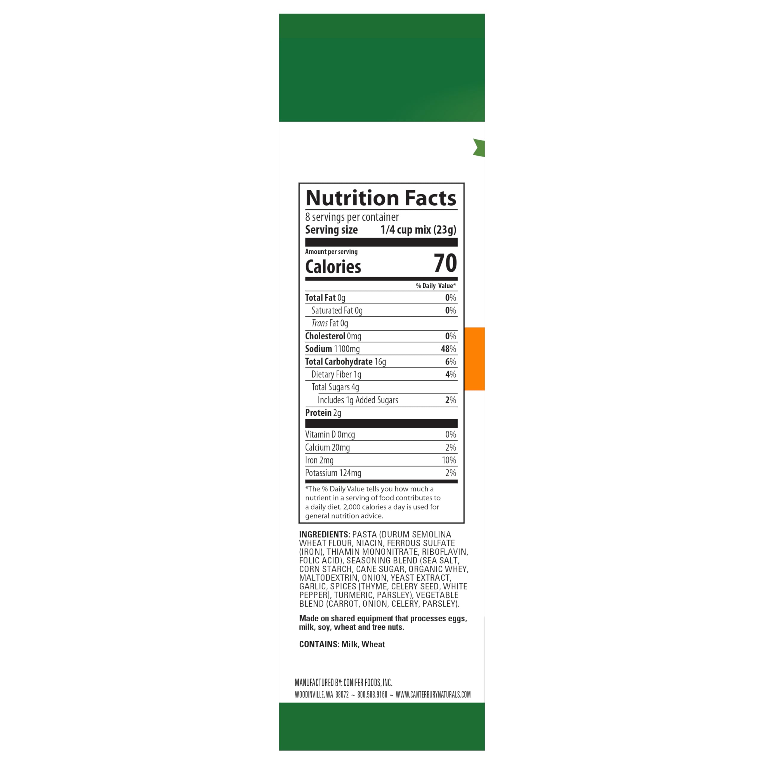 Canterbury Naturals Artisan Soup Mix, Chicken Noodle Soup Mix, Non-GMO, Makes 8 Servings, 6.5-Ounce Bag (Pack of 1)