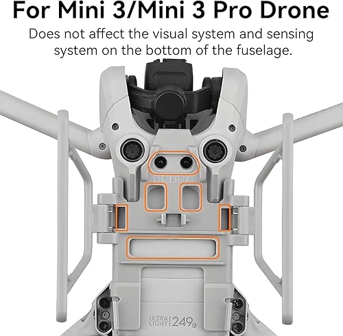 Miniatura 2 de Mini 3  Mini 3 Pro Tren de aterrizaje Pierna de extensión de liberación rápida plegable para accesorios de drones DJI Mini 3 Series