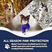 Vista 4 de Musher's Secret Dog Paw Wax 60g – Moisturizing Dog Paw Balm – Helps Protect & Heals Cracked Paws – Creates an Invisible Paw Protectors Barrier