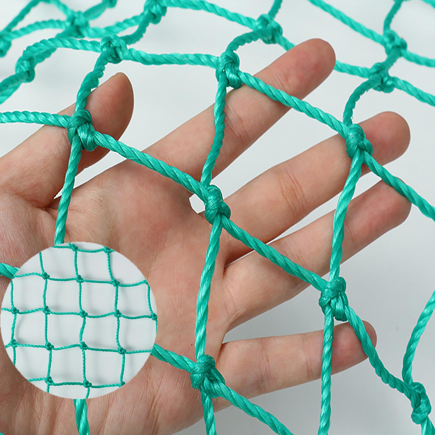 Rete Porta Calcio, Maglia da 10 cm, Reti di Protezione in Polietilene, per Campi da Gioco, Campi da Gioco, Separazione Dei Campi ecc